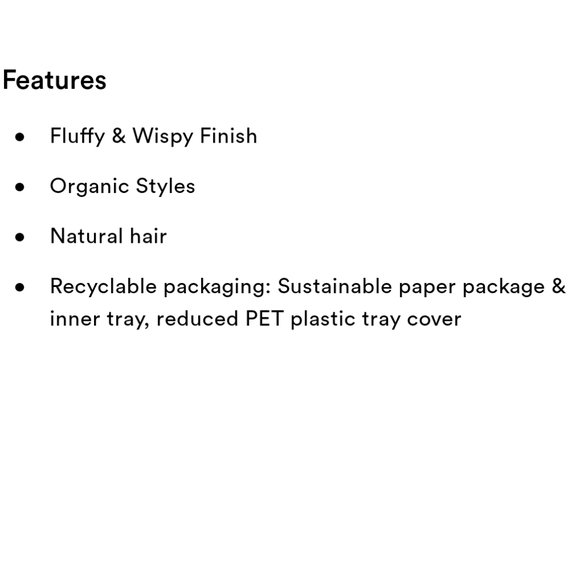 NEW! KISS SISTER NATURE SAGE FLUFFY & WISPY REUSABLE FALSE LASHES. - Picture 5 of 5